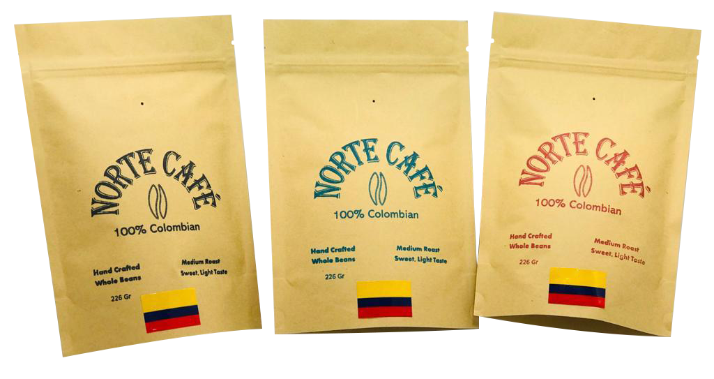 Light Roast - Bundle & Save - 3 Pack Colombian Coffee (8 ozs per pack) Single Origin, Fair Trade and Locally Roasted