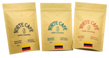 3 Variety Coffee Pack - Light Roast, Medium Roast and Dark Roast (8 ozs per pack) Single Origin, Fair Trade and Locally Roasted